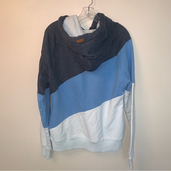 Wanakome Starfish Sweater Hoodie Blue White L - Picture 3 of 12